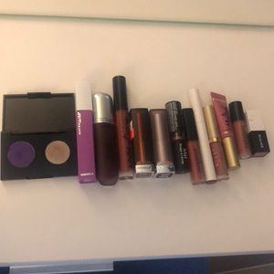 High end and drugstore liquid lip lipstick lot